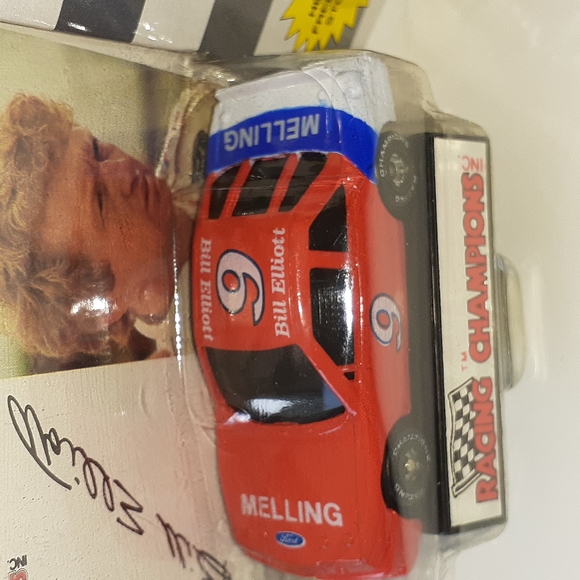 Vintage NASCAR Bill Elliott Ford Racing Champions Set 1989/1991 Earnhardt Back - Picture 9 of 10